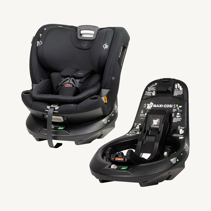 Maxi Cosi Raia 360 LX Rotating Car Seat - Onyx (26096) + Spare Base