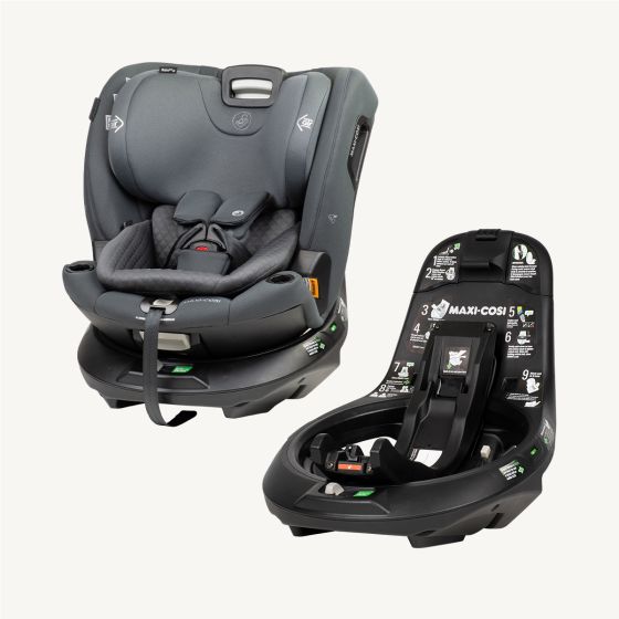 Maxi Cosi Raia 360 LX Rotating Car Seat - Pebble (26098) + Spare Base
