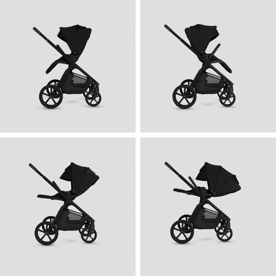 Silver Cross Cove with Carrycot (6 Piece) - Onyx