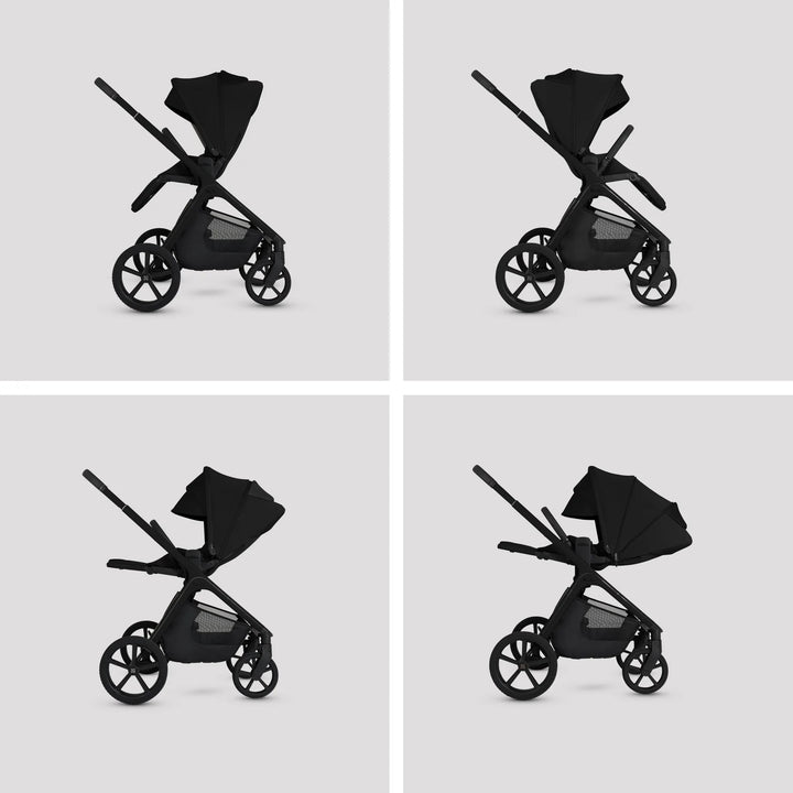Silver Cross Cove with Carrycot (6 Piece) - Onyx