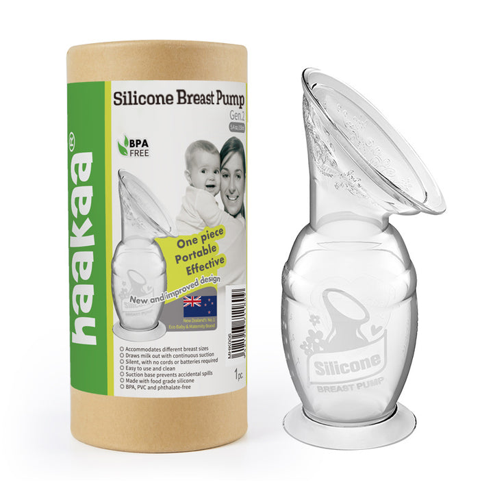 Haakaa Generation 2 150ml Silicone Breast Pump with Suction Base