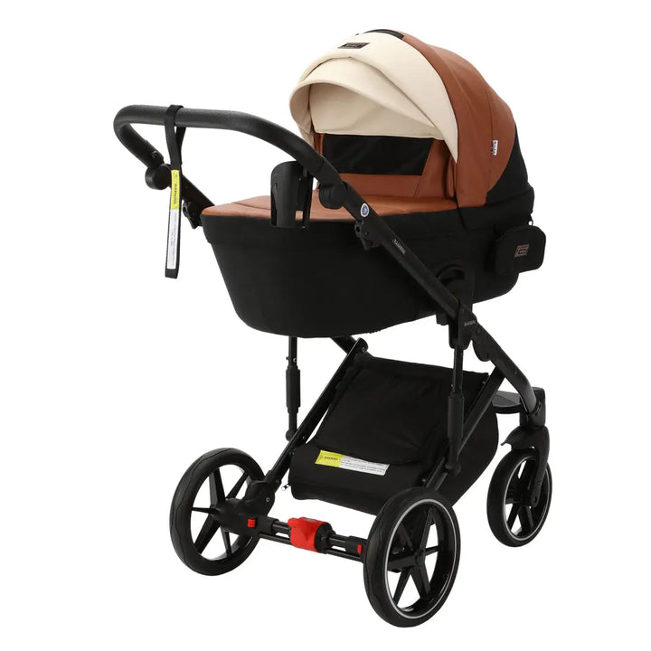 Bambini MILAN² Modern Pram - Black/Tan/Cream