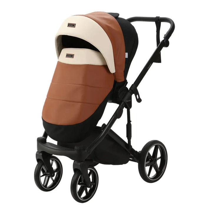 Bambini MILAN² Modern Pram - Black/Tan/Cream
