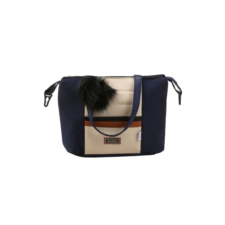 Bambini MILAN² Modern Pram - Blue/Tan/Cream