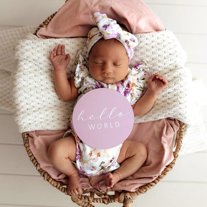 Reversible Milestone Cards - Isla & Lilac