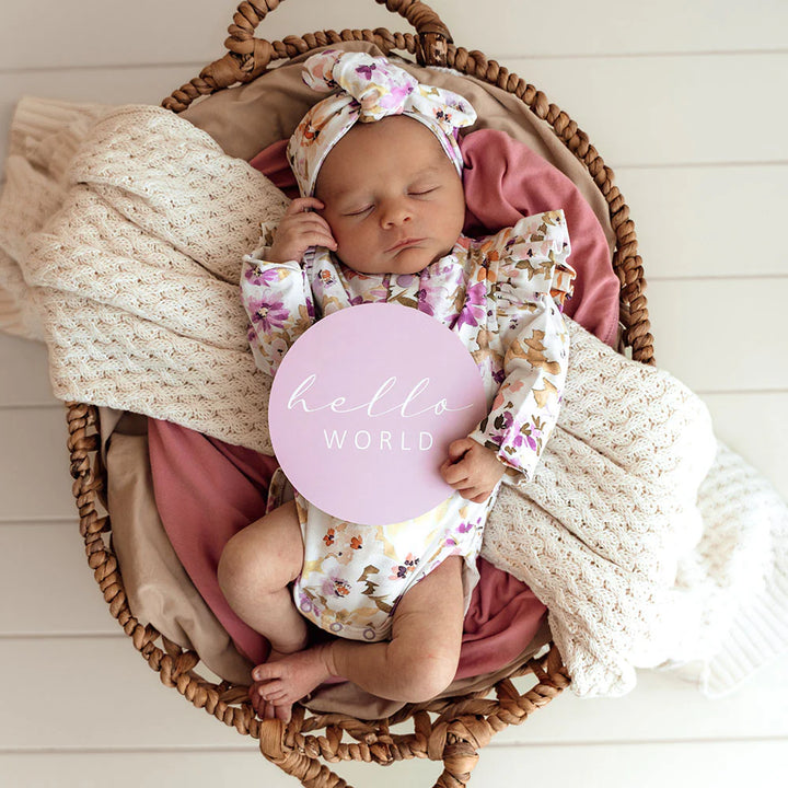 Reversible Milestone Cards - Isla & Lilac