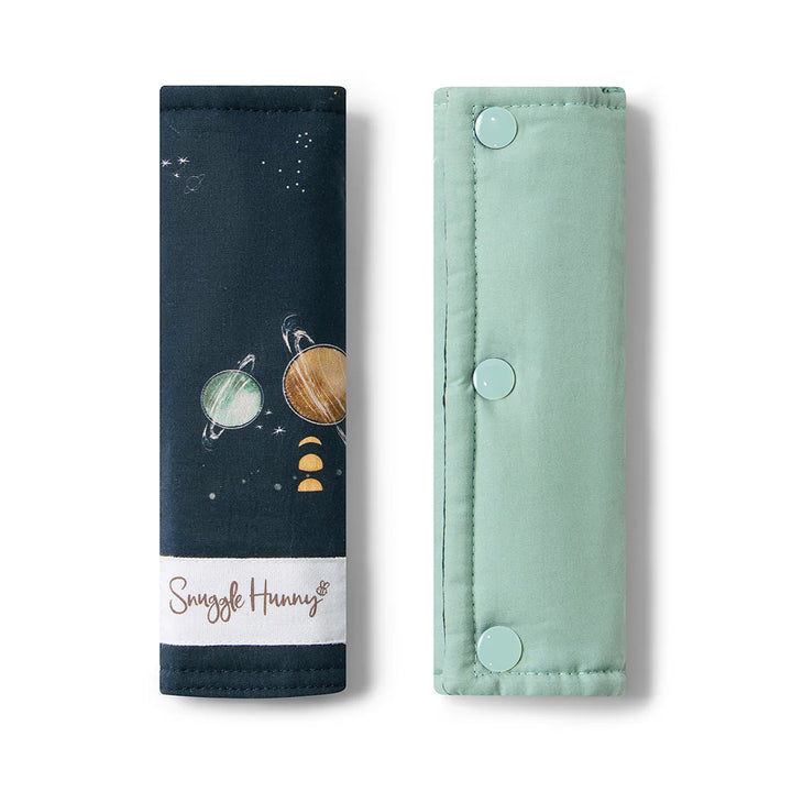 Snuggle Hunny Universal Reversible Pram Strap Covers - Milky Way