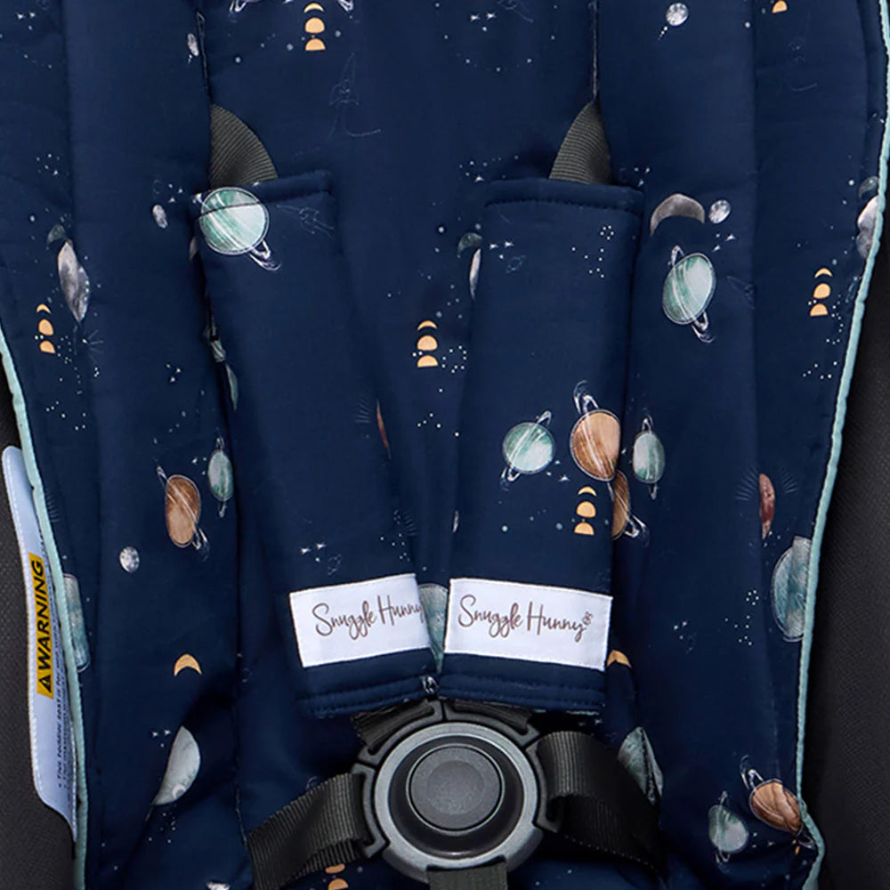 Snuggle Hunny Universal Reversible Pram Strap Covers - Milky Way