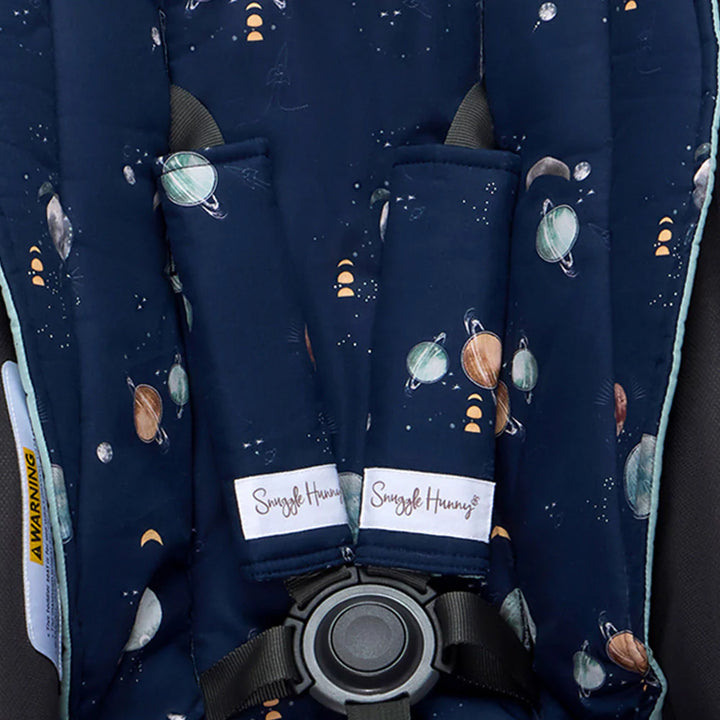 Snuggle Hunny Universal Reversible Pram Strap Covers - Milky Way