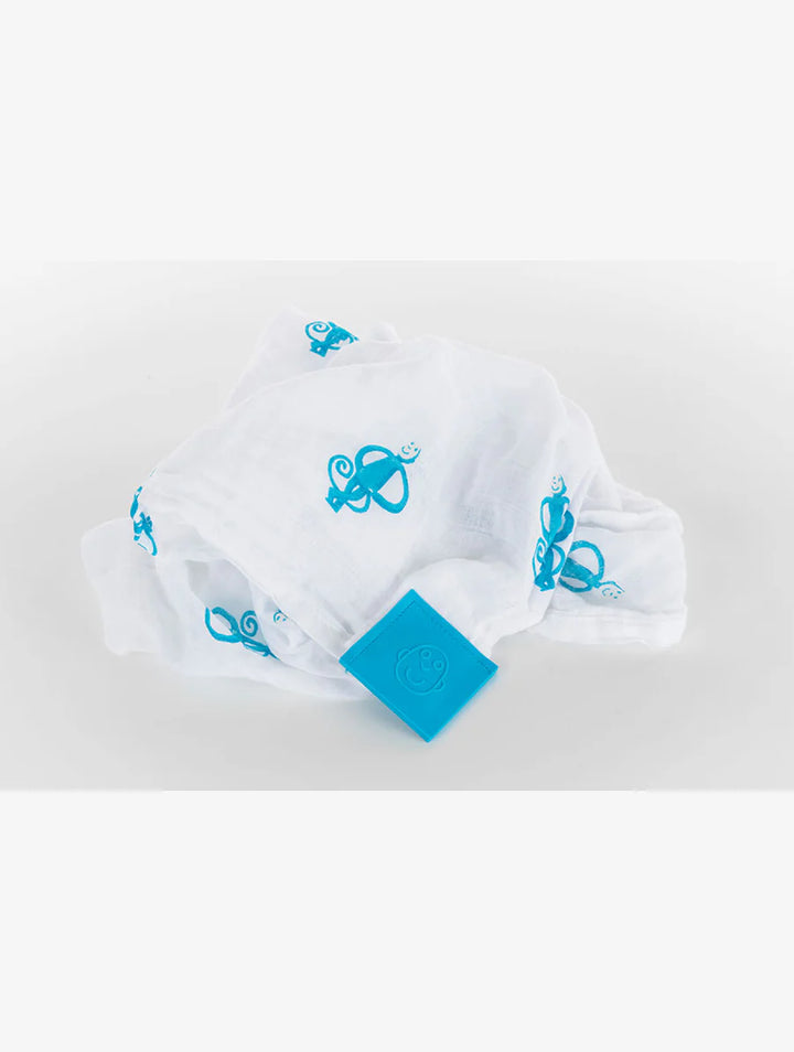 Matchstick Monkey Teething Gift Set - Blue