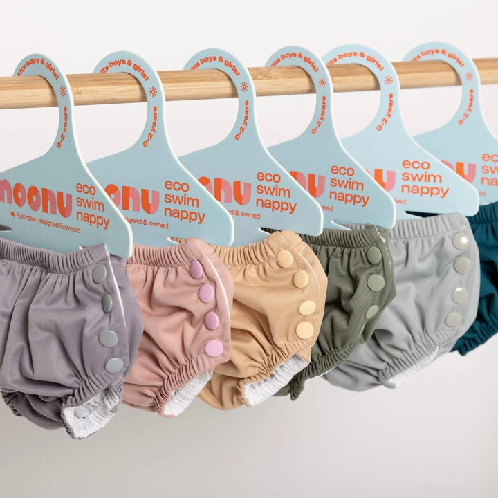 Moonu Swim Nappy - Eucalyptus