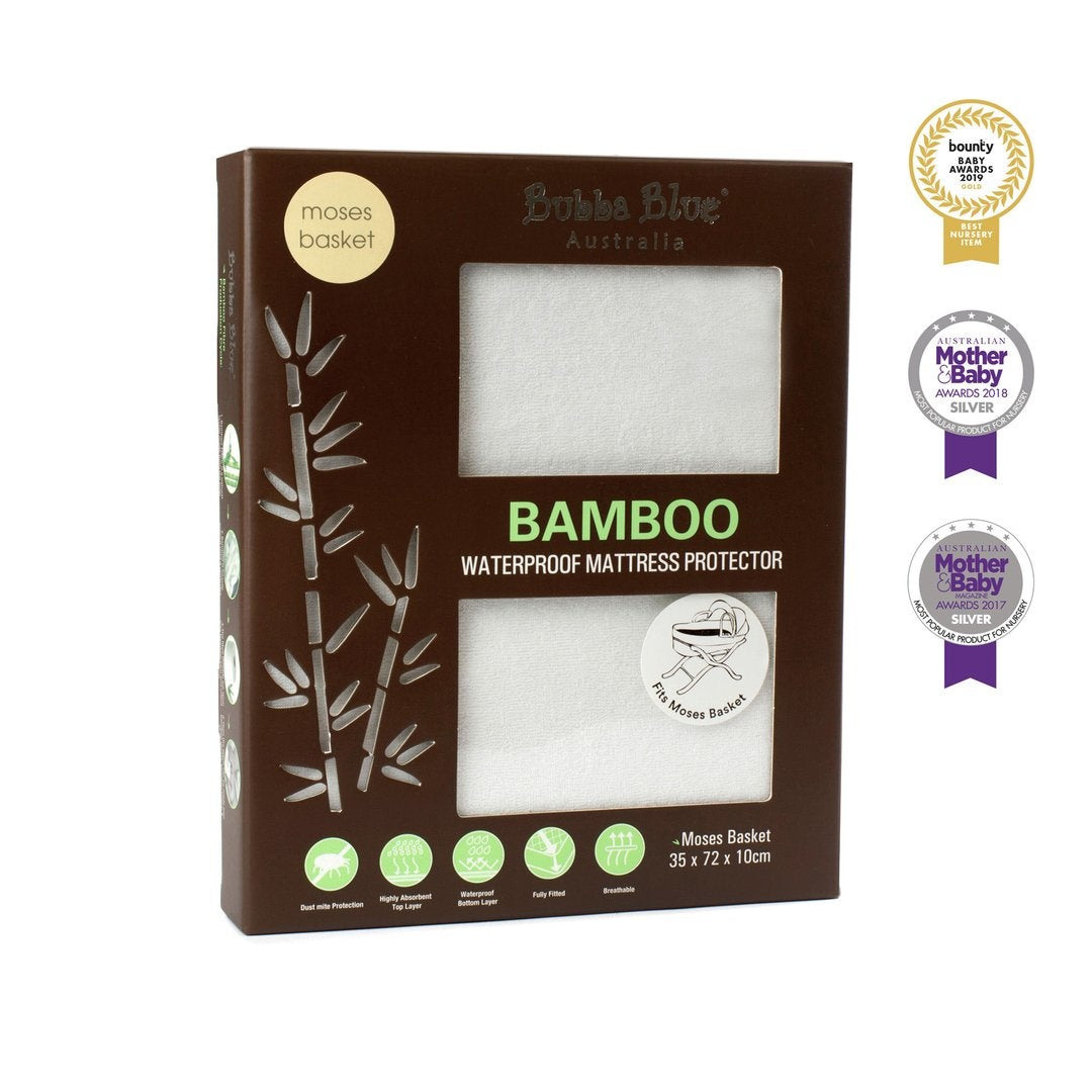 Bamboo Mattress Protector Moses Basket