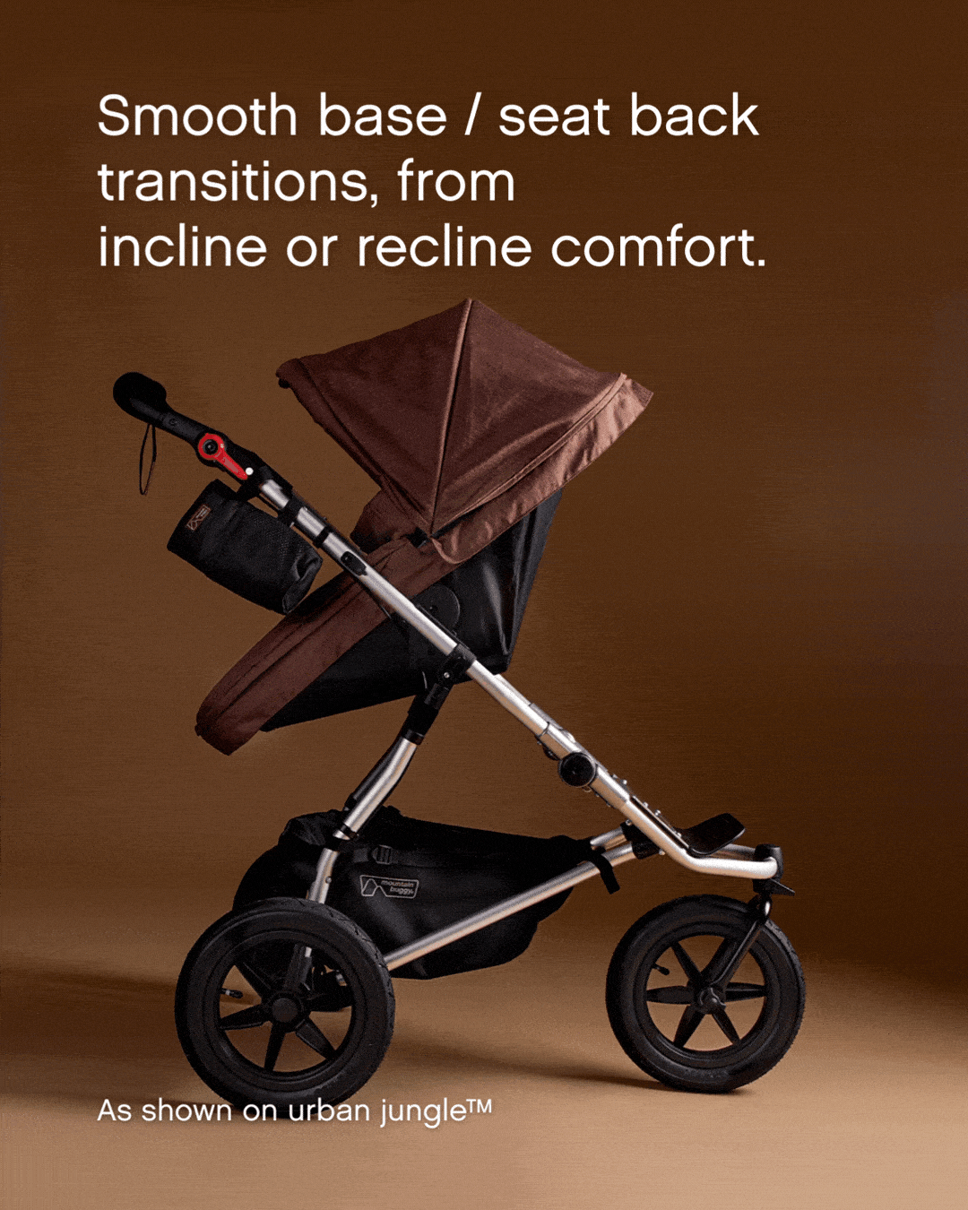 Mountain Buggy carrycot plus for urban jungle™ v4 Heritage Collection - Caviar