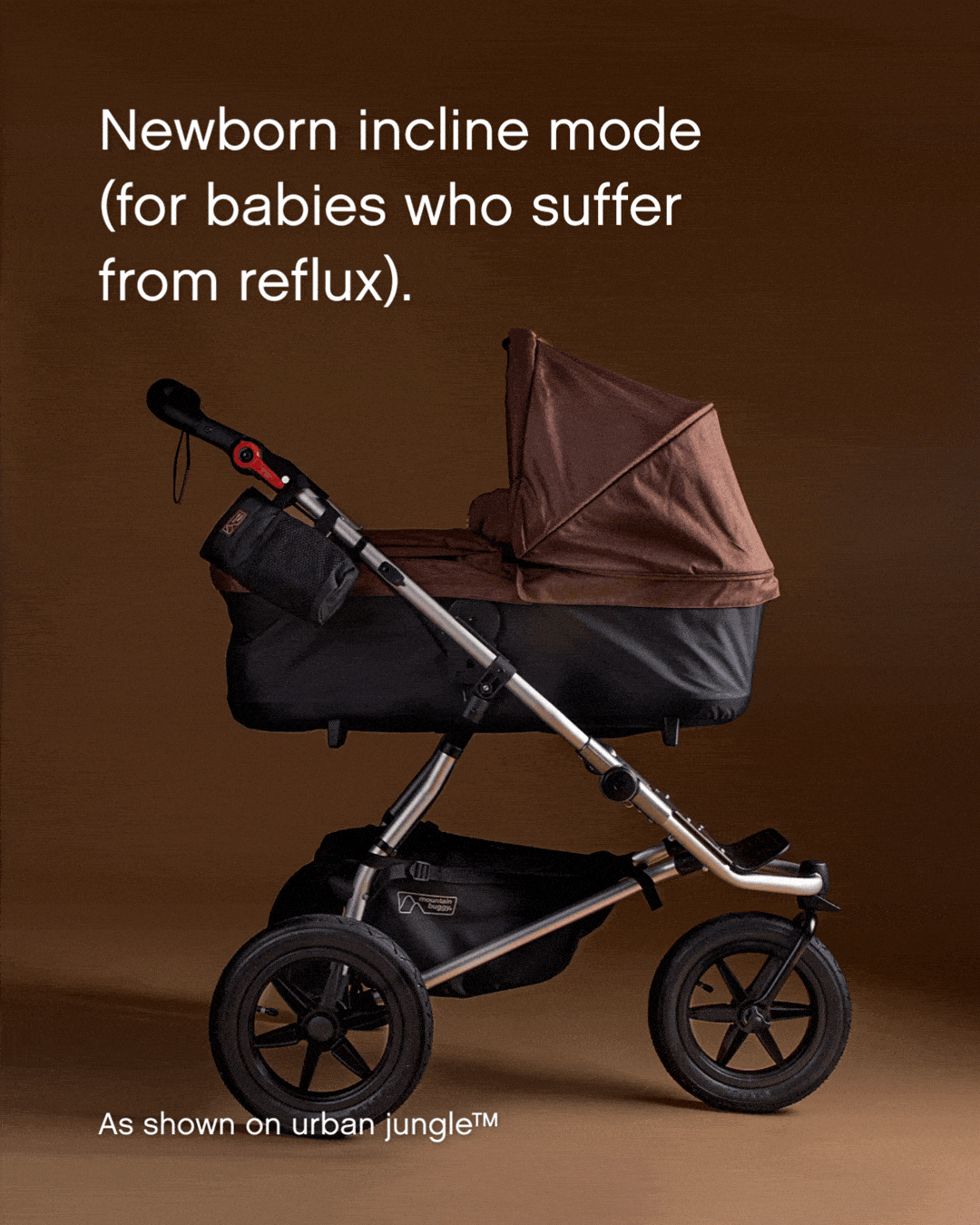Mountain Buggy carrycot plus for urban jungle™ v4 Heritage Collection - Caviar