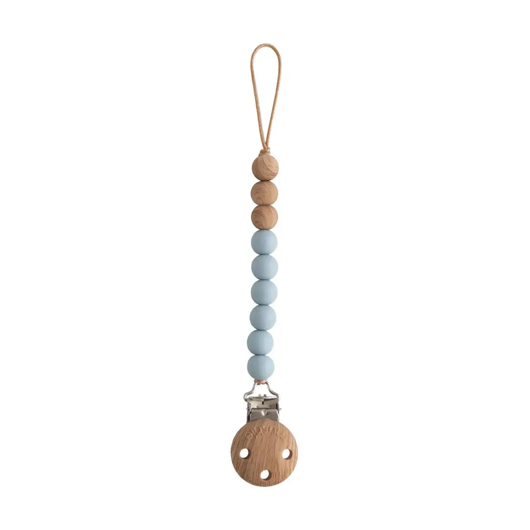 Mushie Pacifier Clip Eva CLOUD