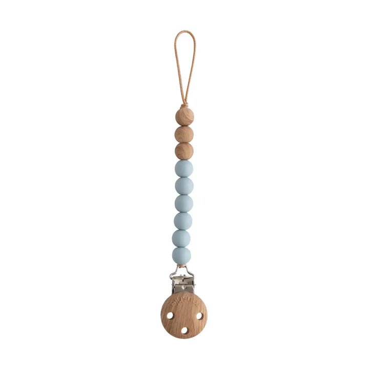Mushie Pacifier Clip Eva CLOUD