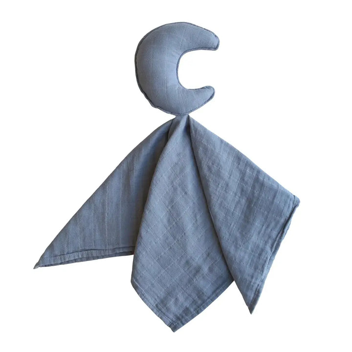 Mushie Lovey Blanket Moon TRADEWINDS - 100% organic cotton