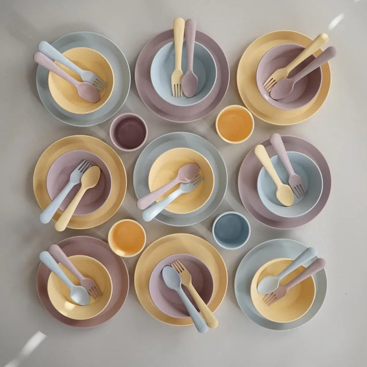 Mushie Fork & Spoon POWDER BLUE