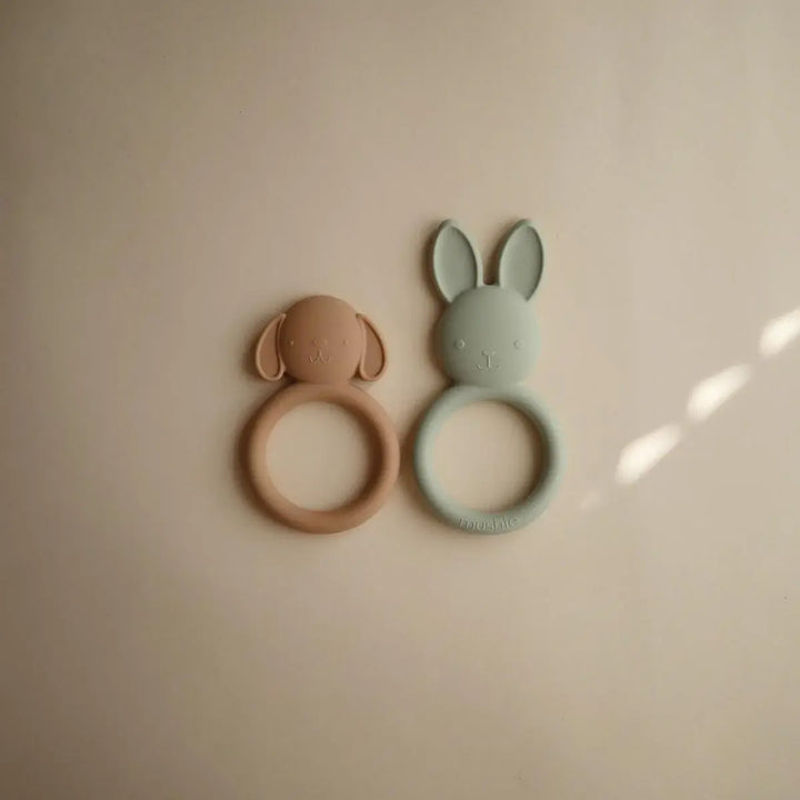 Mushie Animal Teether DOG