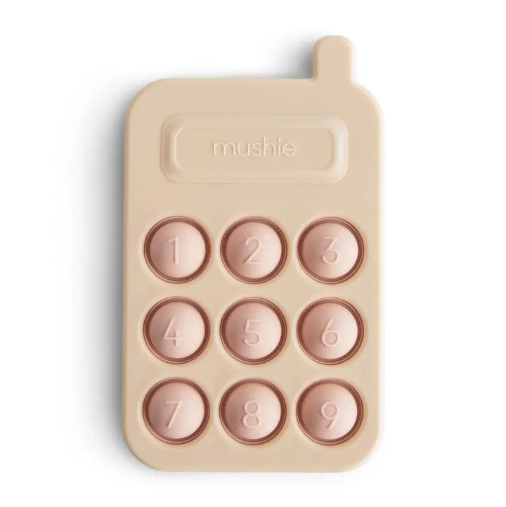 Mushie Phone Press Toy BLUSH
