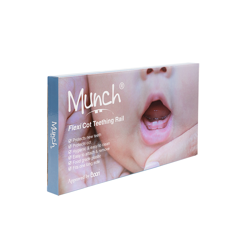 Munch Cot Teething Rail Flexi Clear