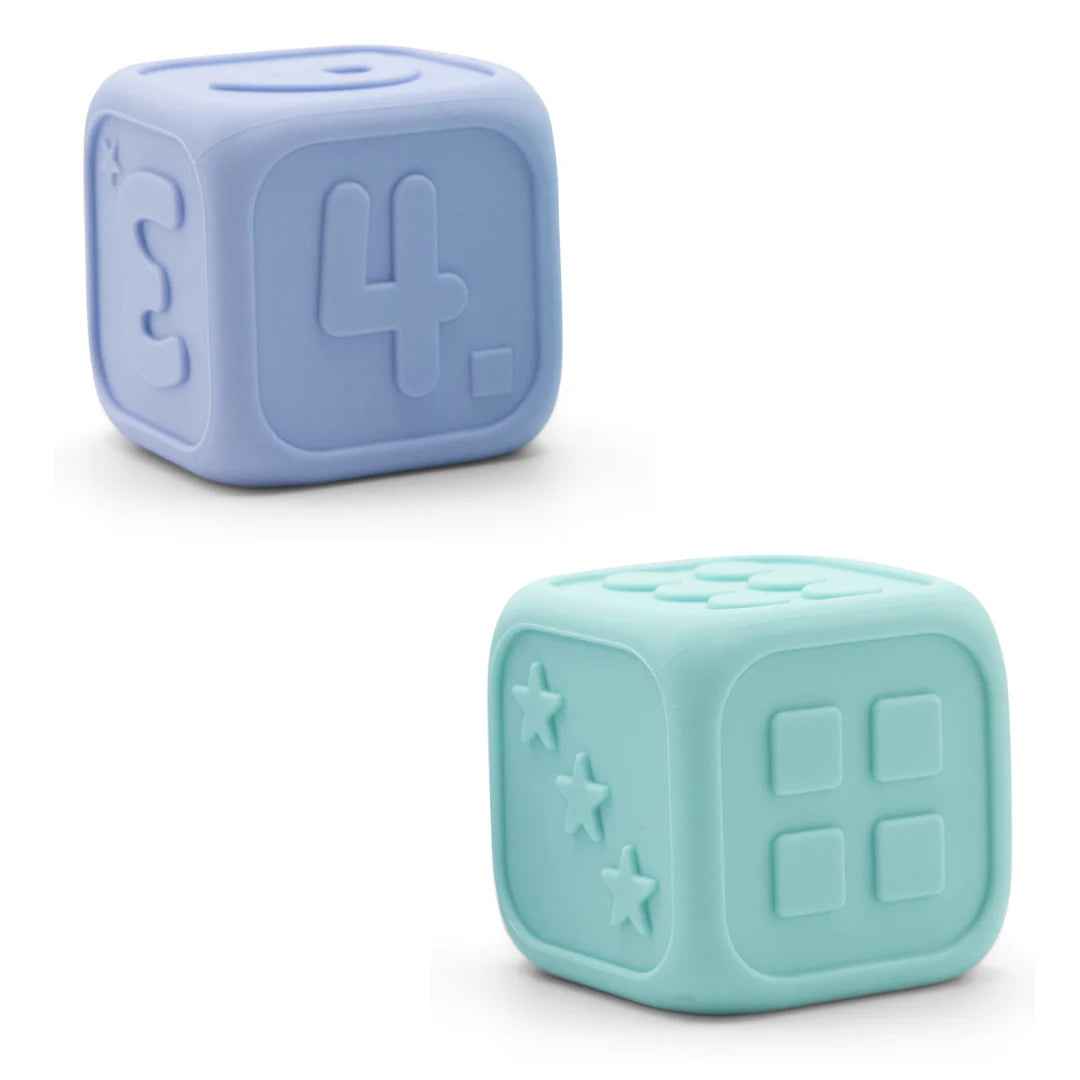 Jellystone Designs My First Dice - Soft Blue and Soft Mint
