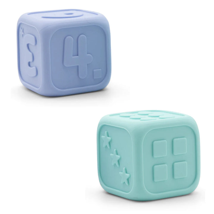 Jellystone Designs My First Dice - Soft Blue and Soft Mint
