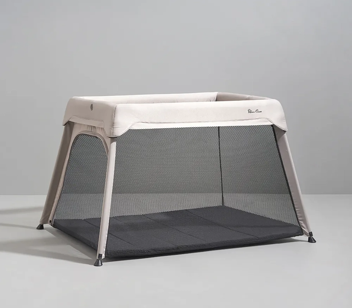 Silver Cross Slumber Travel Cot - Stone