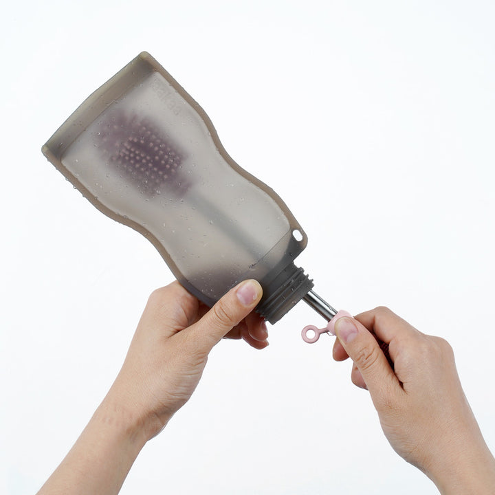 Haakaa Double-Ended Silicone Brush-Blush