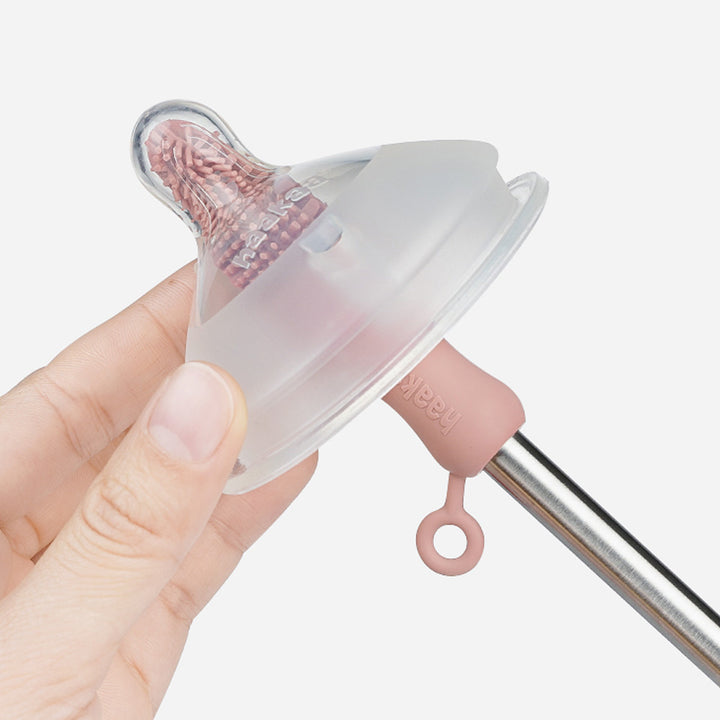 Haakaa Double-Ended Silicone Brush-Blush