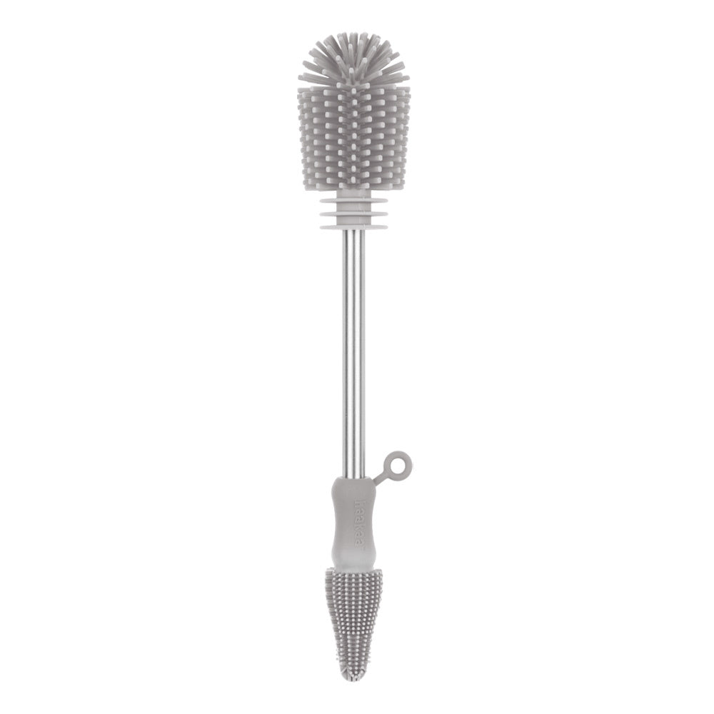 Haakaa Double-Ended Silicone Brush-Suva Grey