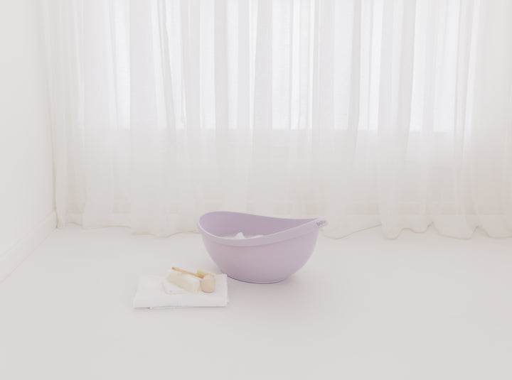 BUBBLE BABY BATH WITH BATH SEAT - Lilac
