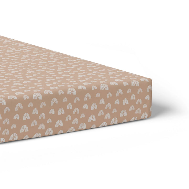 Bubba Blue Nordic 2pk Jersey Cot Fitted Sheets Vanilla/Latte