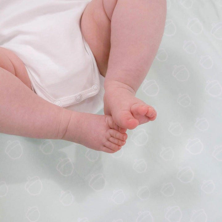 Bubba Blue Nordic 2pk Jersey Co-sleeper Fitted Sheets Avocado/Forest