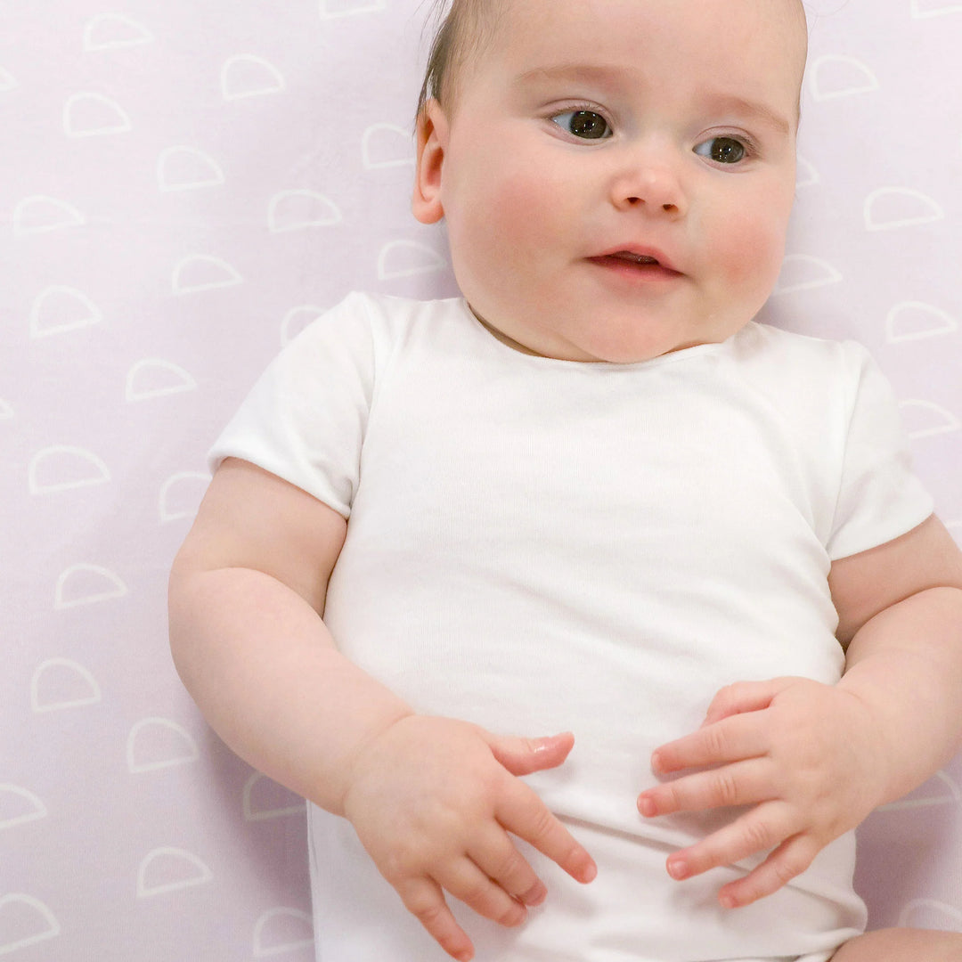 Bubba Blue Nordic 2pk Jersey Cot Fitted Sheets Vanilla/Latte