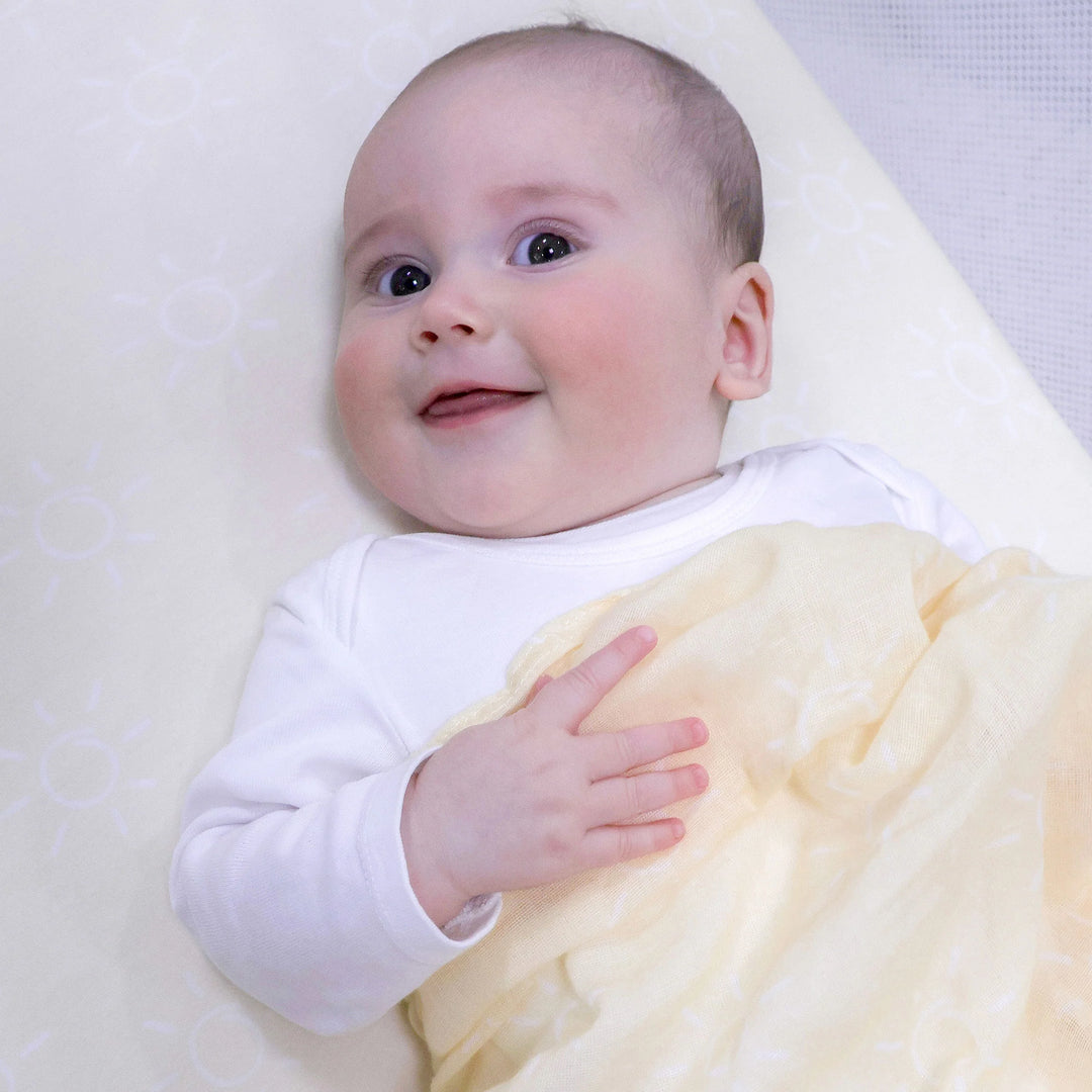 Bubba Blue Nordic 3pk Muslin Wraps - Vanilla/Latte