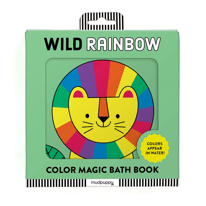 Mudpuppy Wild Rainbow Color Magic Bath Book Multi-Coloured