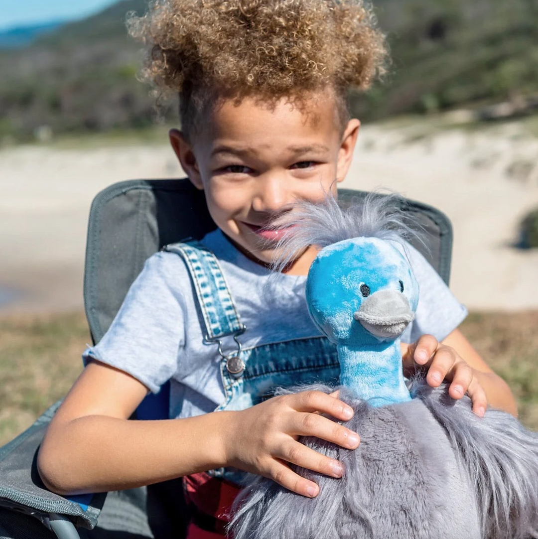 OB Designs Emery Emu (Angora) Soft Toy 17"/43cm
