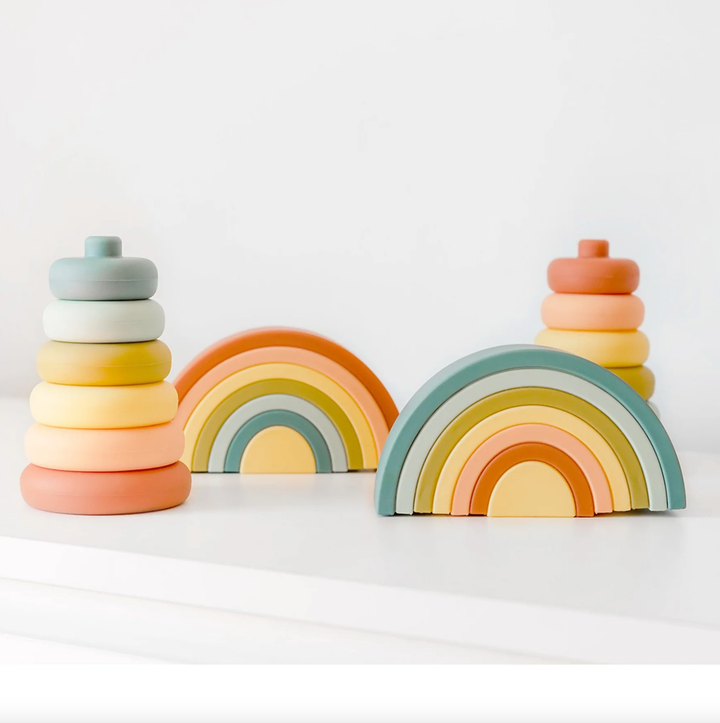 OB designs Silicone Stacker Tower | Cherry