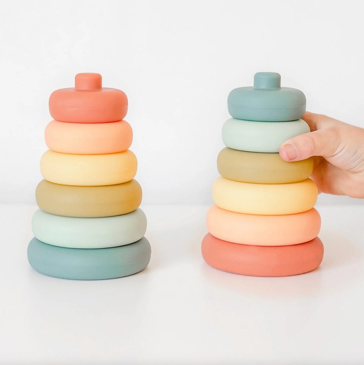 OB designs Silicone Stacker Tower | Cherry