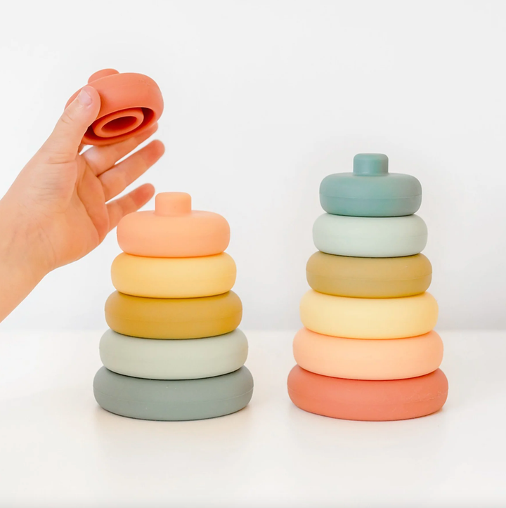 OB designs Silicone Stacker Tower | Cherry