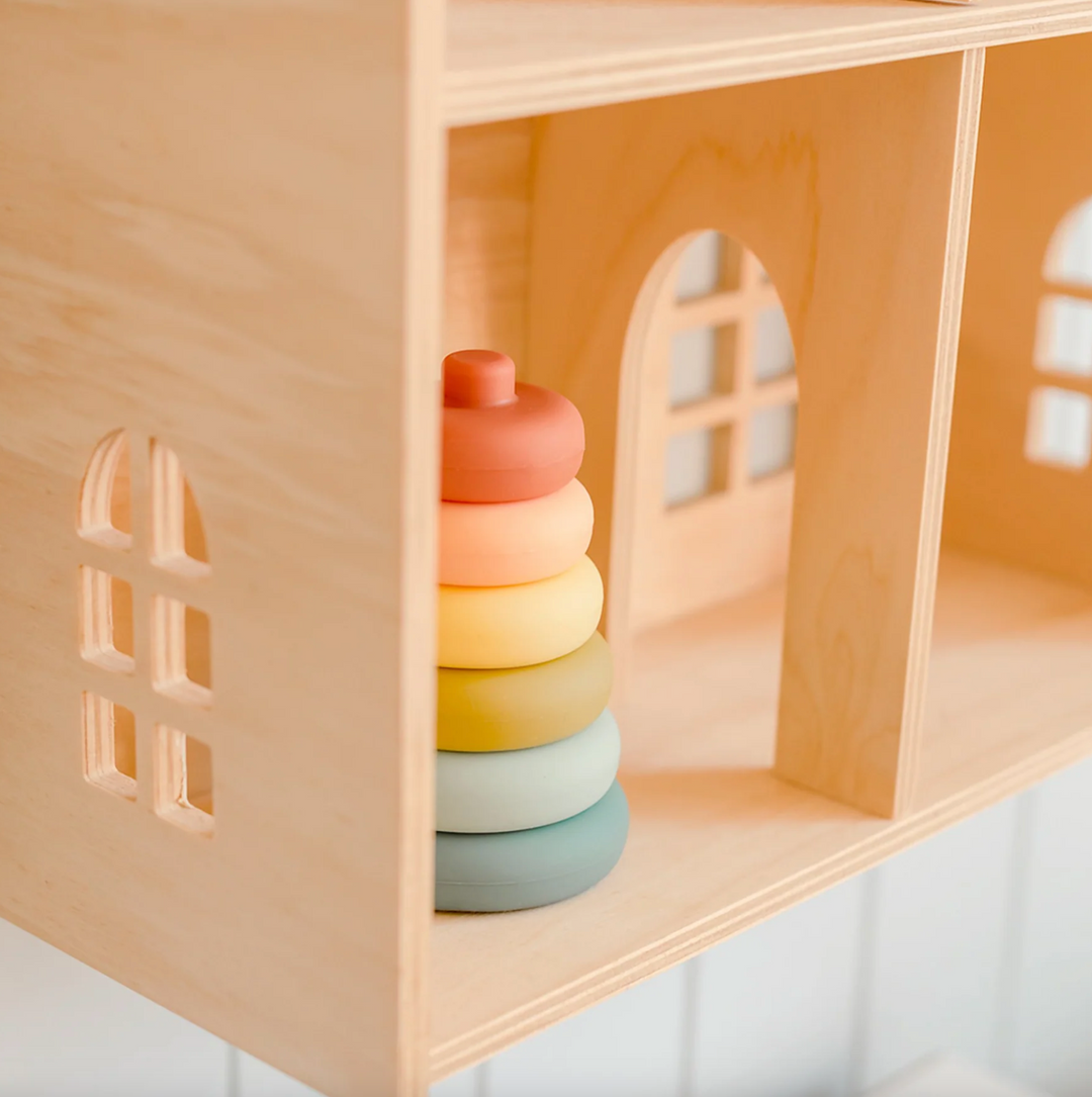 OB designs Silicone Stacker Tower | Cherry