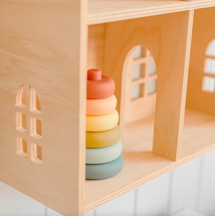 OB designs Silicone Stacker Tower | Cherry