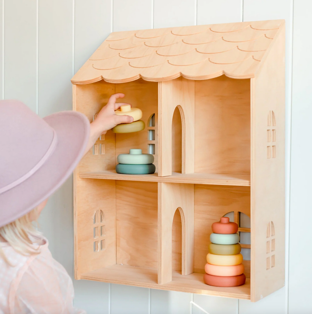 OB designs Silicone Stacker Tower | Cherry