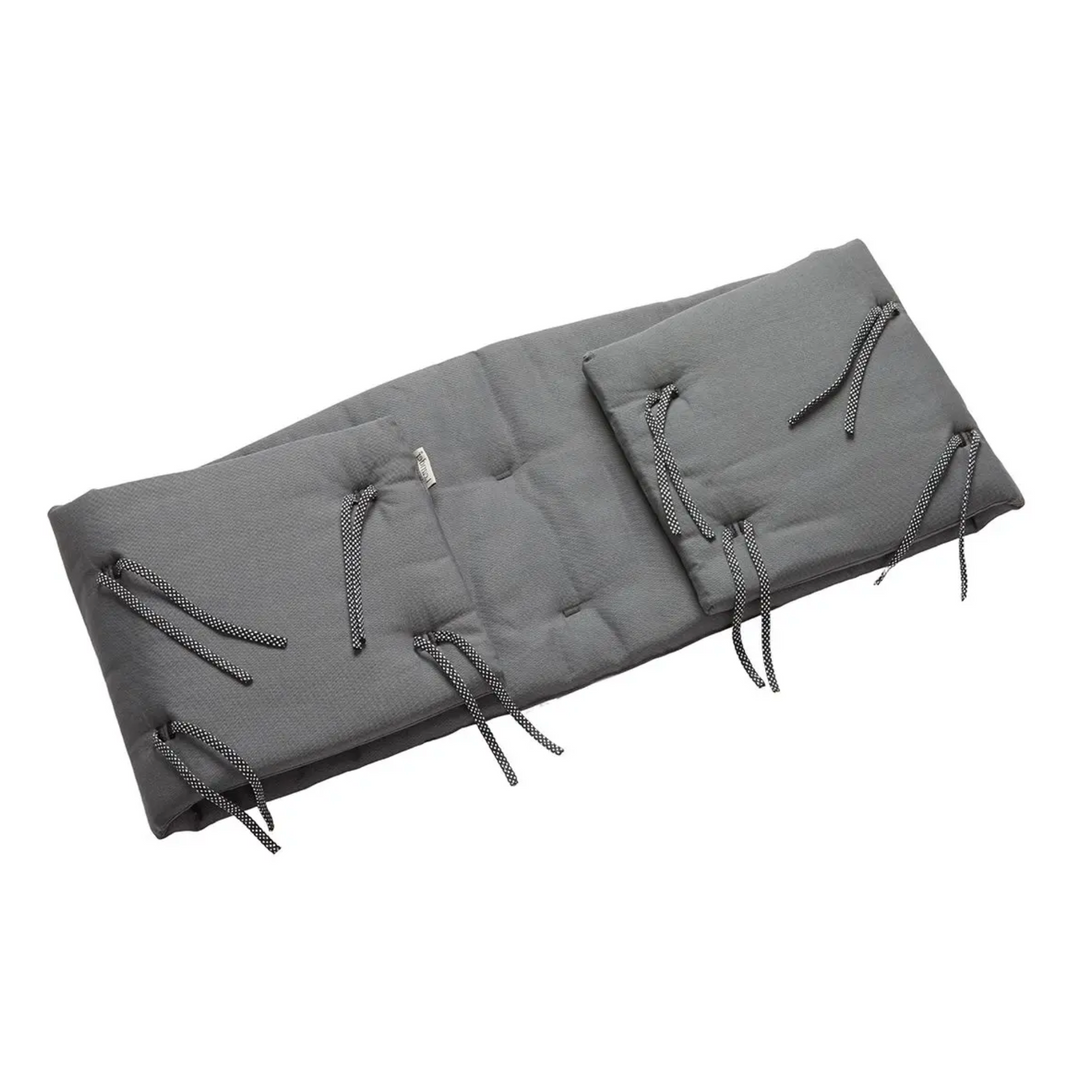 Leander ORGANIC Classic Cot Bumper-Cool Grey