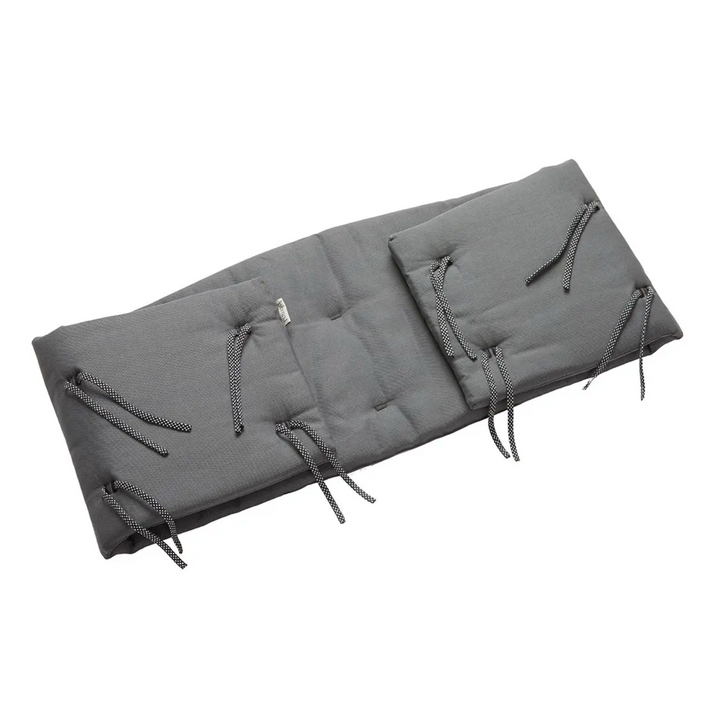 Leander ORGANIC Classic Cot Bumper-Cool Grey