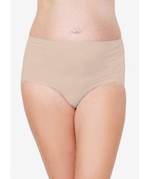 Antibacterial Maternity Full Briefs 2 Pack Nude