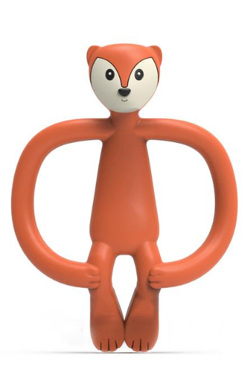 Matchstick Monkey Animal Teether - Fox Anti Microbial
