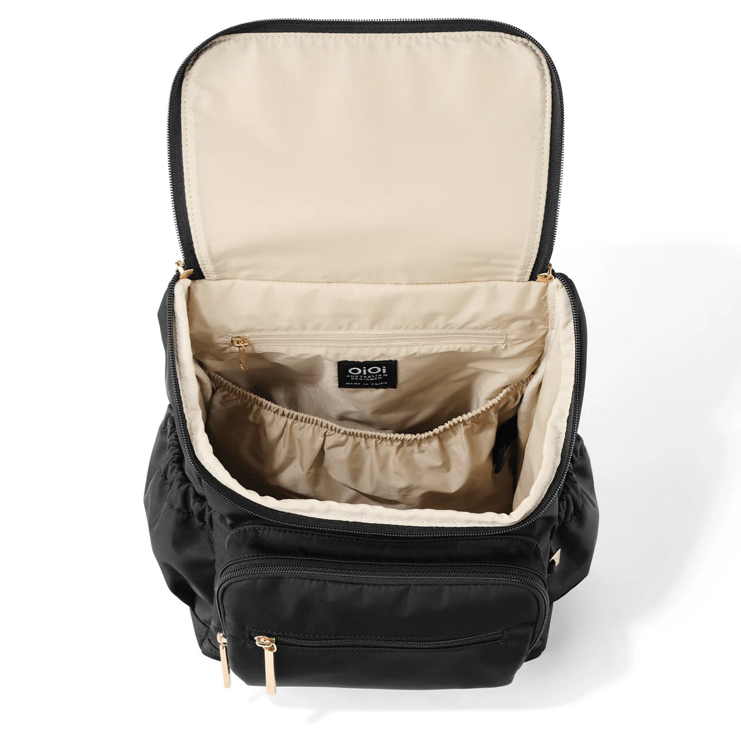 OiOi Signature Mini Backpack 2.0 - Black Nylon