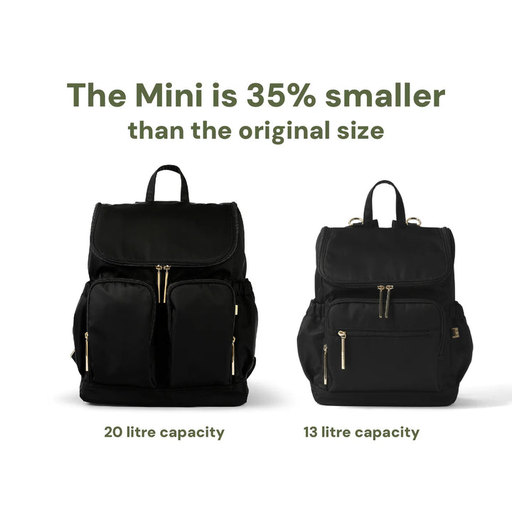 OiOi Signature Mini Backpack 2.0 - Black Nylon